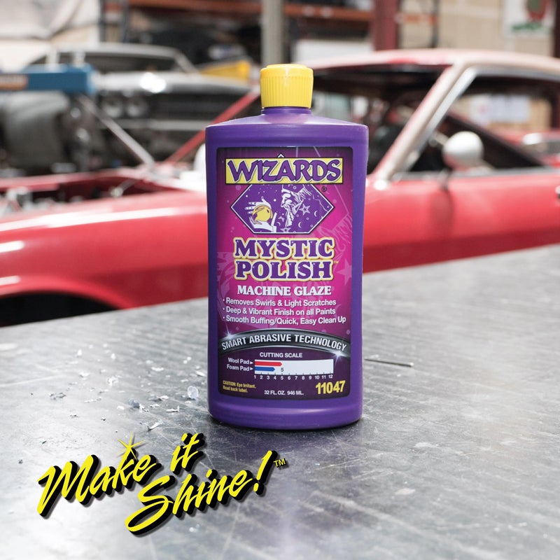 Wizards Mystic Polish Machine Glaze - Cutting Compound and Polish with Smart Abrasive Technology - Professional Car Scratch Remover - Water-Based Polishing Compound for Car Detailing Kit - 32 oz - Image 5